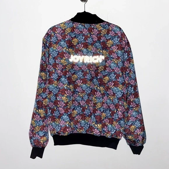 JoyRich Reversible Puffer Jacket Oversized floral​​​​​